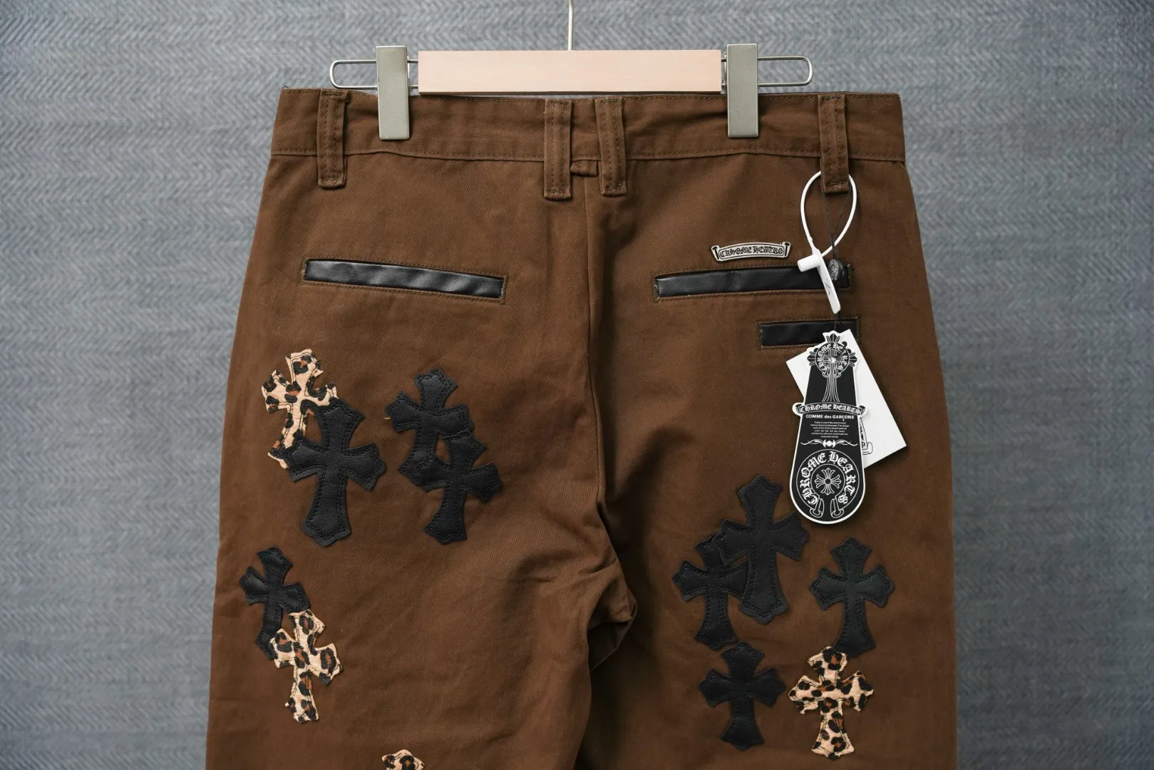 ：S 029 & Chrome Hearts Same Style ：Coffee Brown Size：28 30 32 34 （S-XL)